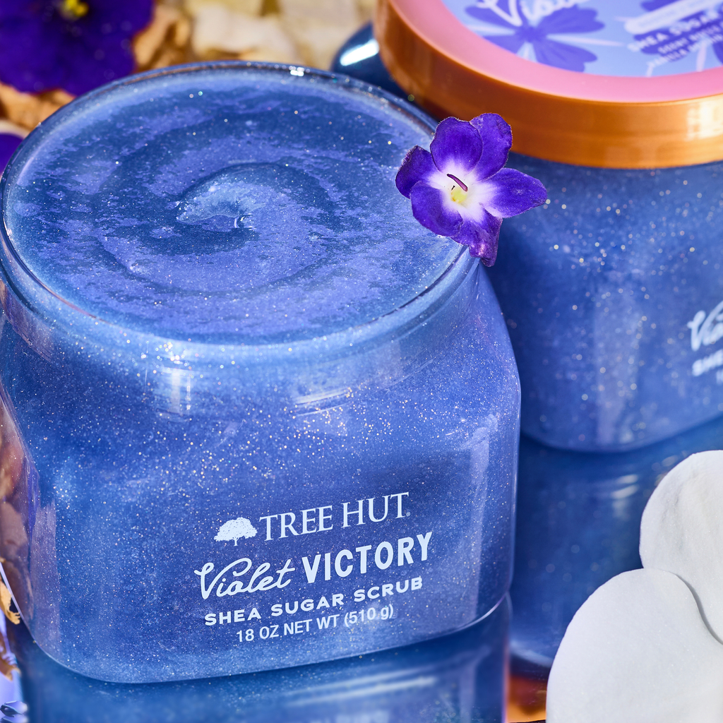 Violet Victory Sugar Body Scrub with Shea Butter