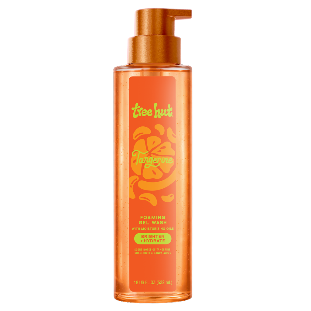 Tangerine Scented Foaming Gel Shower Wash