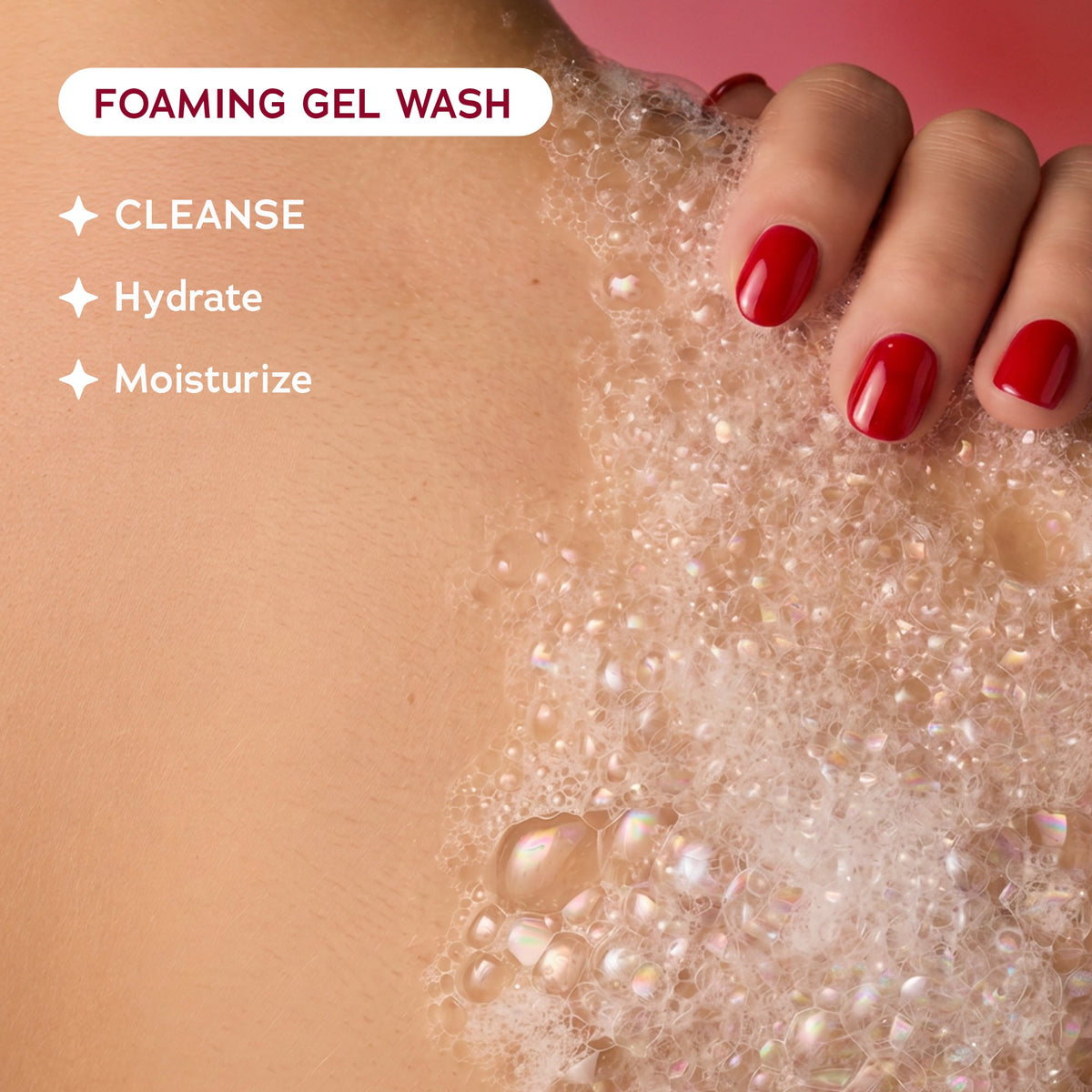 Candy Cane Foaming Shower Gel