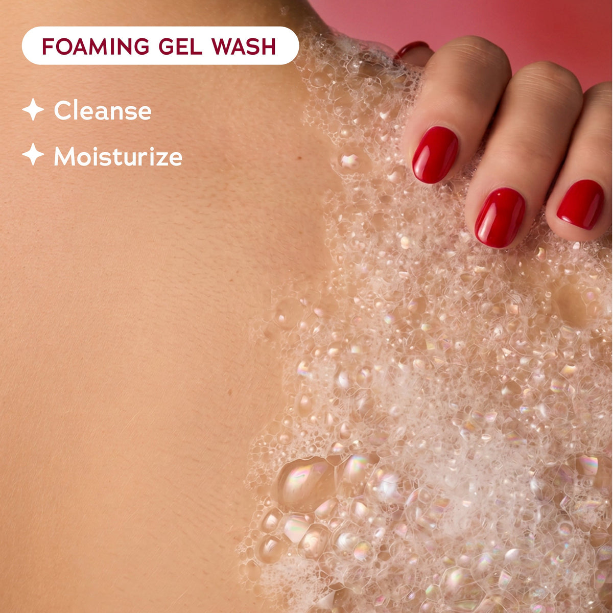 Cranberry Fluff Foaming Body Wash Gel
