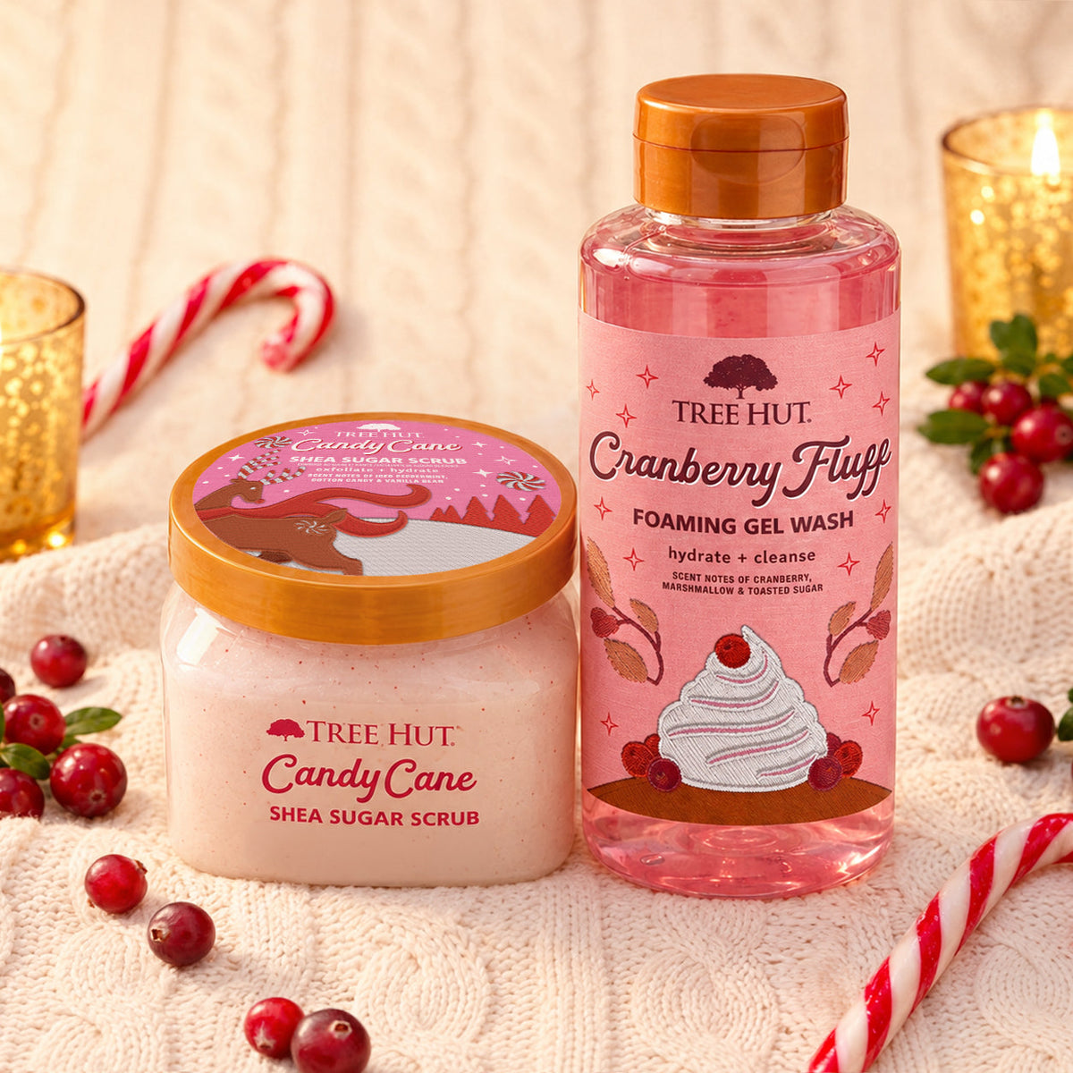 Candy Cane Foaming Shower Gel