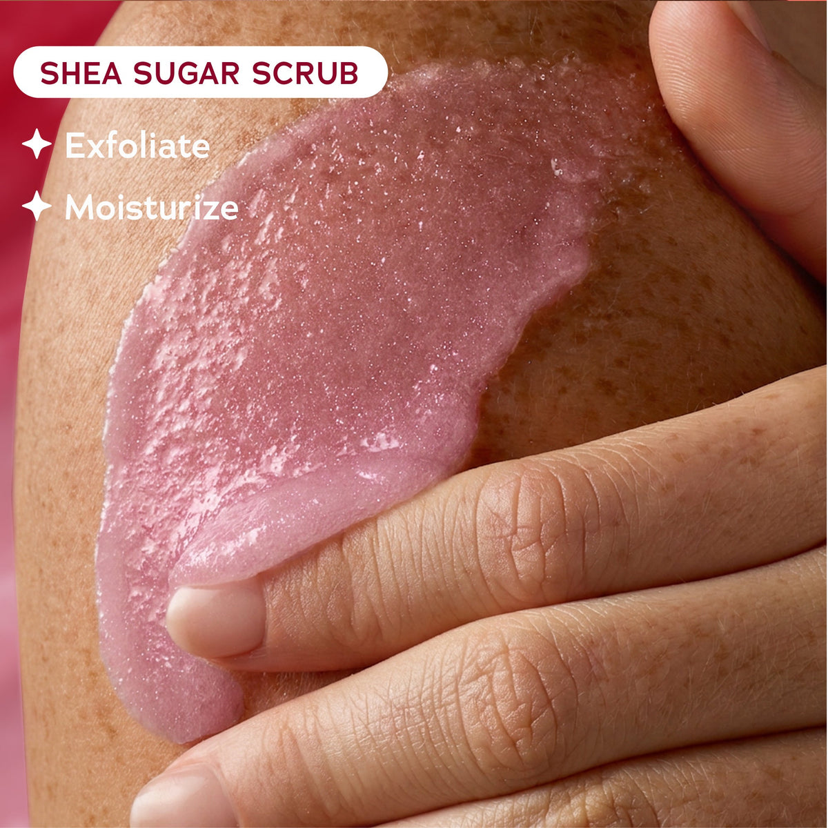 Cranberry Fluff Mini Shea Sugar Scrub 5.5 oz Travel Size