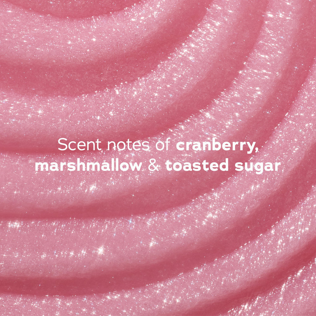 Cranberry Fluff Mini Shea Sugar Scrub 5.5 oz Travel Size
