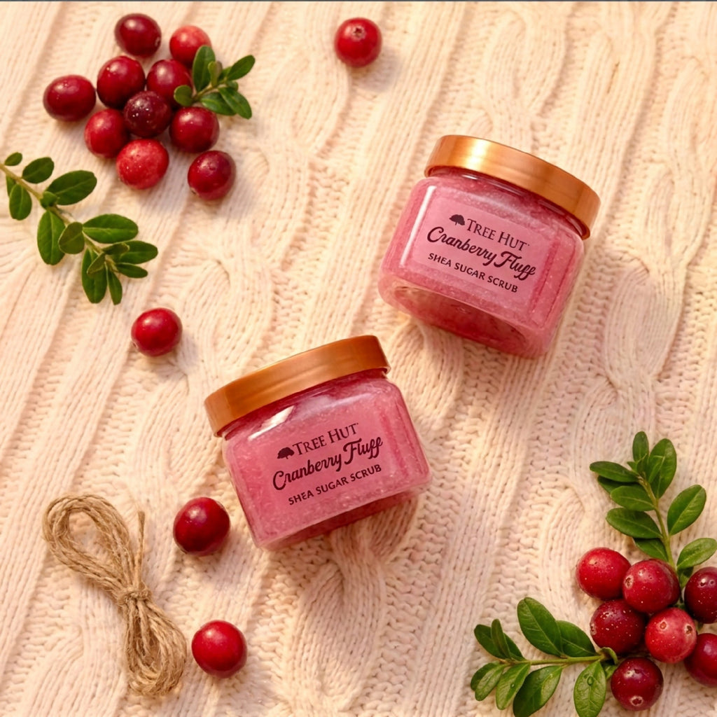 Cranberry Fluff Mini Travel Sugar Body Scrub