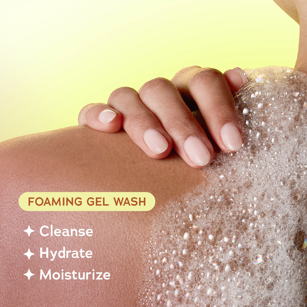 Tahitian Vanilla Foaming Shower Gel Wash