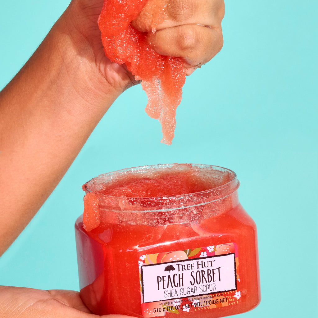 Peach Sorbet Scented Sugar Body Scrub
