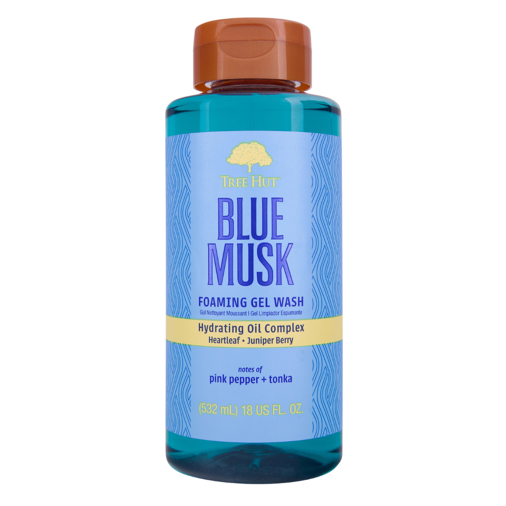 Blue Musk Scented Foaming Gel Wash