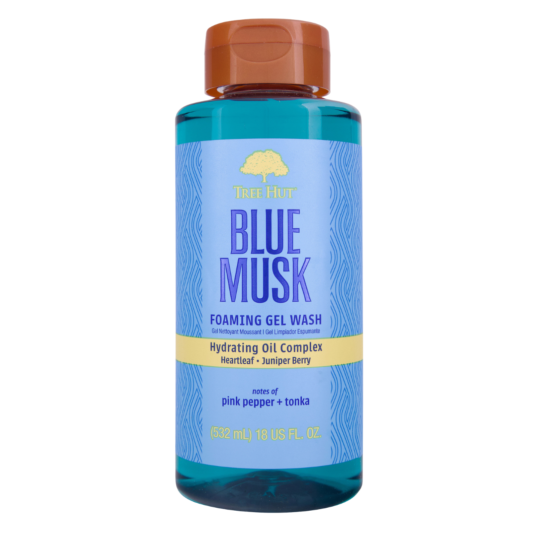 Blue Musk Scented Foaming Gel Wash