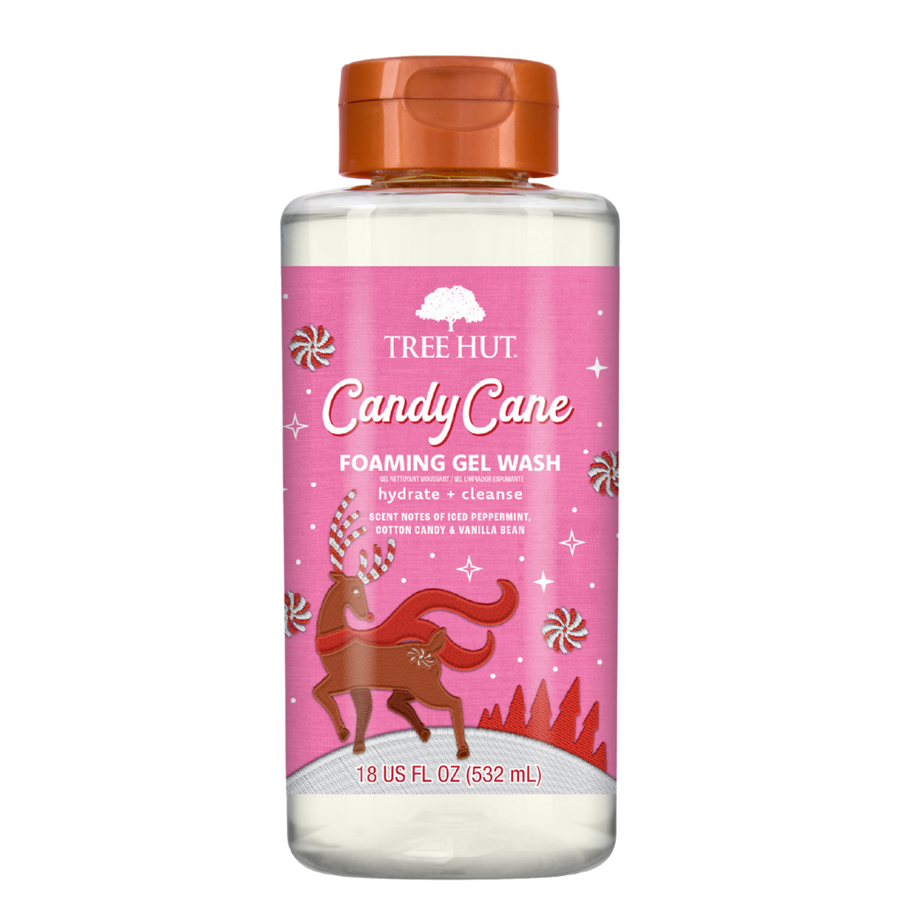 Candy Cane Foaming Gel Wash Tumbler Edition