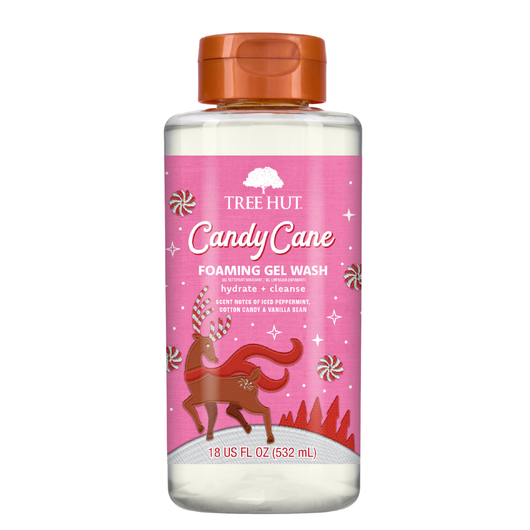 Candy Cane Foaming Gel Wash Tumbler Edition