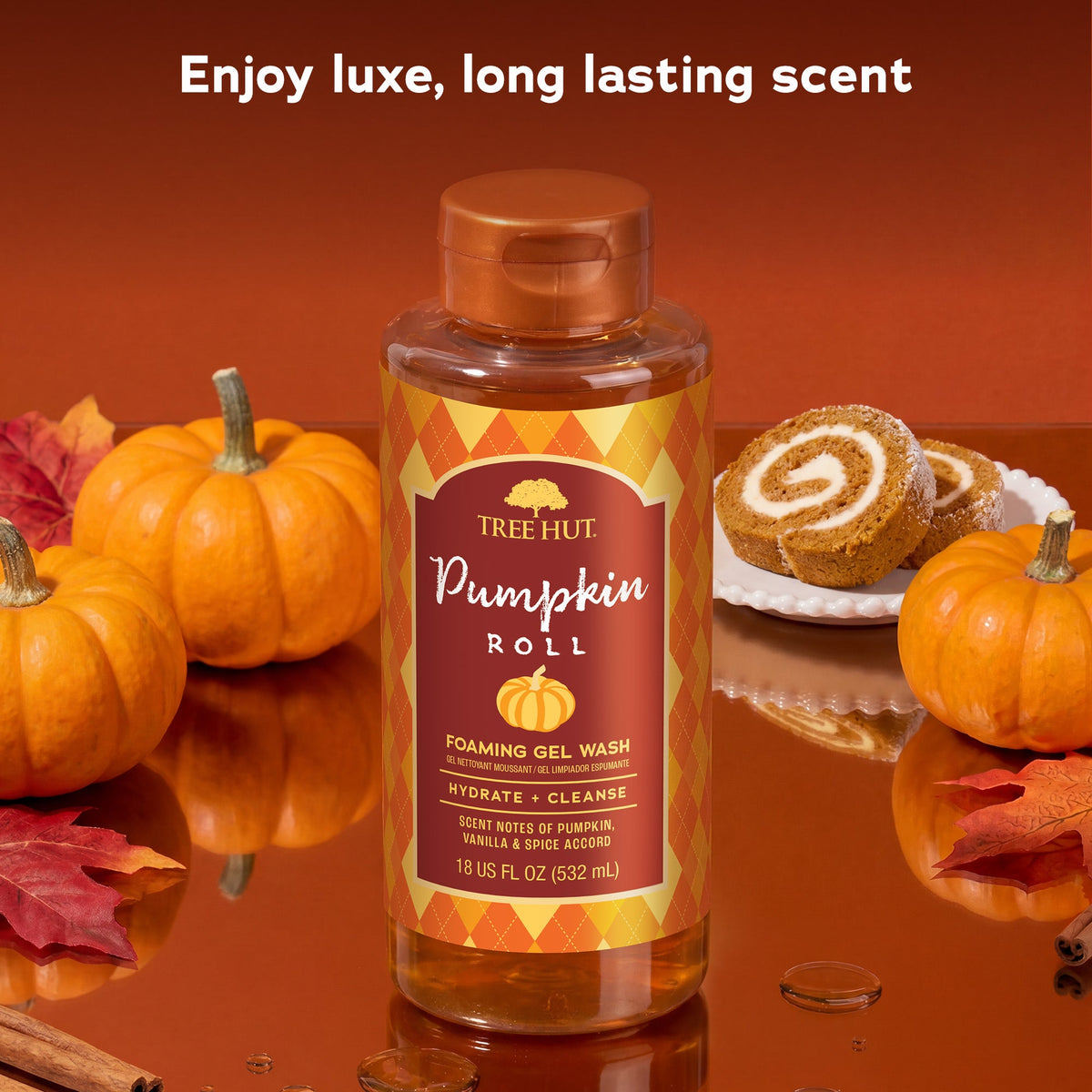 Pumpkin Roll Scented Foaming Gel Body Wash