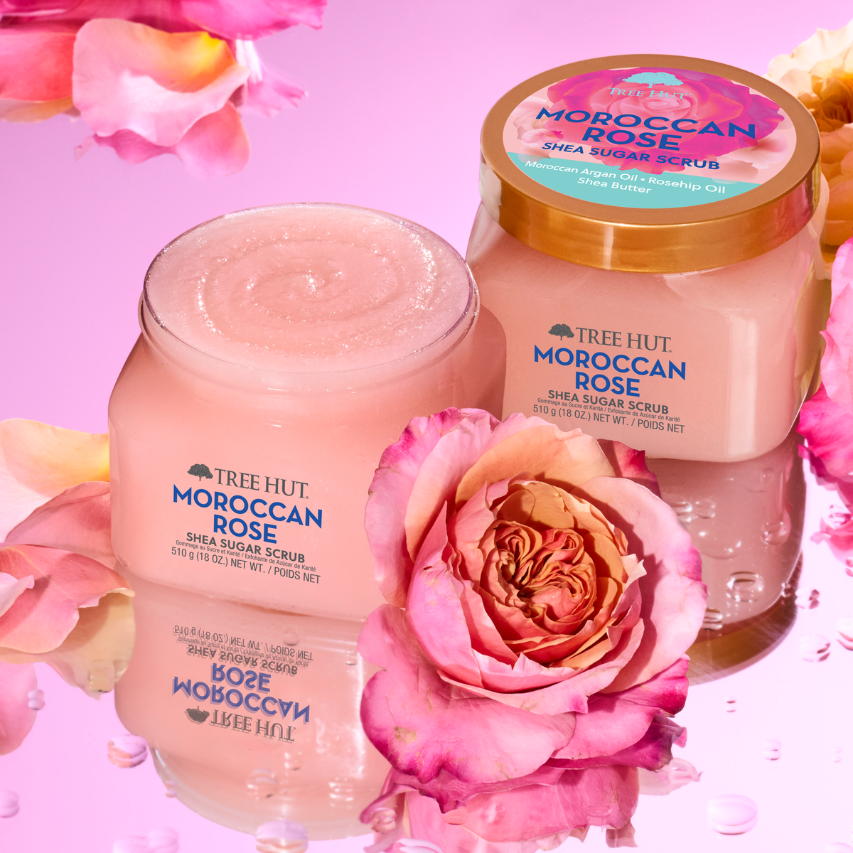 Moroccan Rose Exfoliating Shea Sugar Scrub