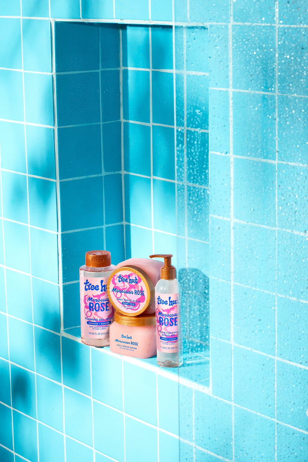Moroccan Rose Scented Foaming Gel Wash