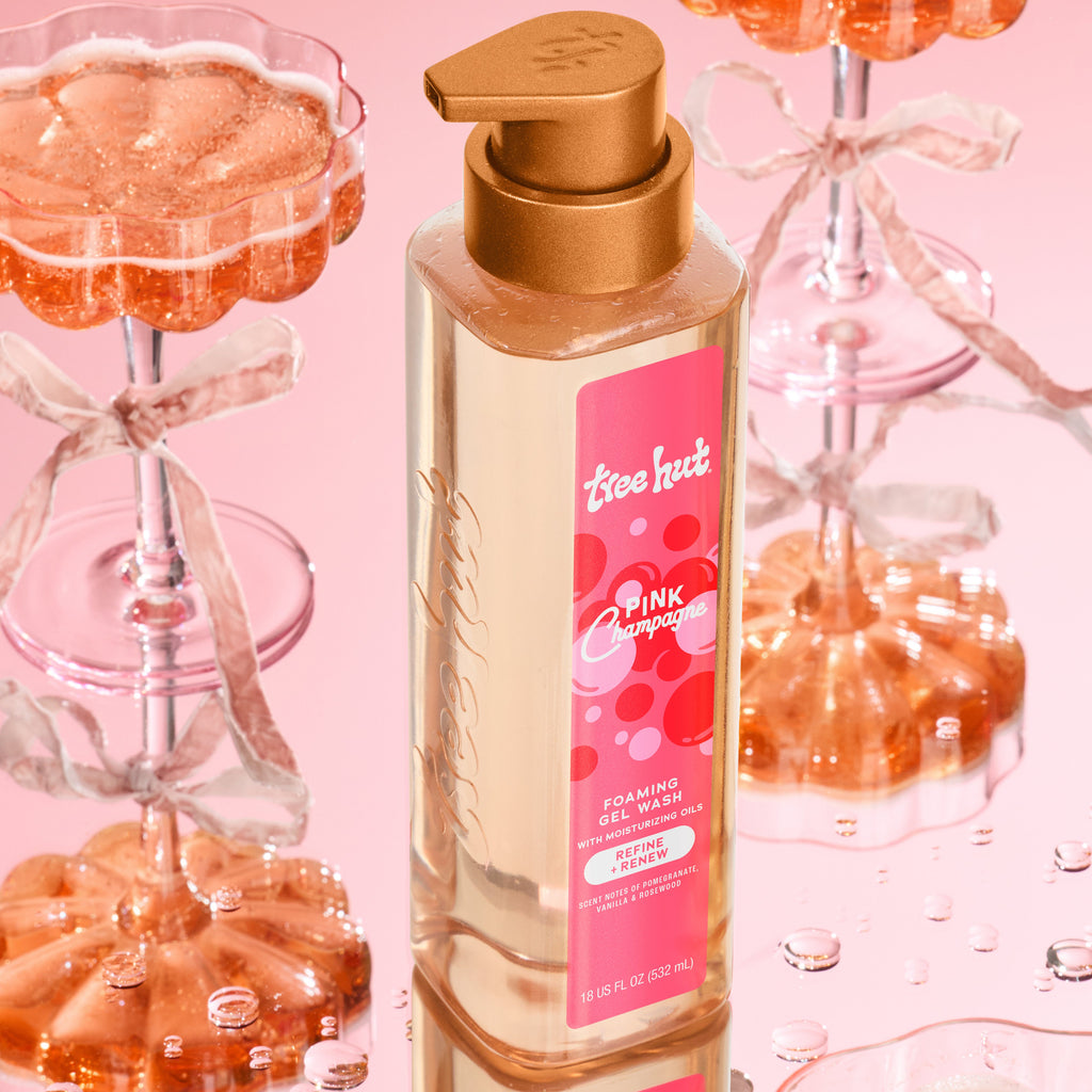 Pink Champagne Scented Foaming Gel Wash