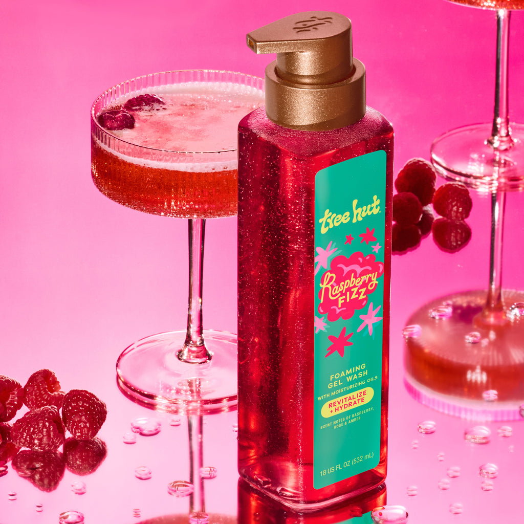 Raspberry Fizz Foaming Gel Body Wash