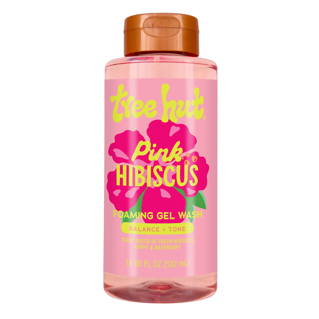 Pink Hibiscus Foaming Shower Gel Wash