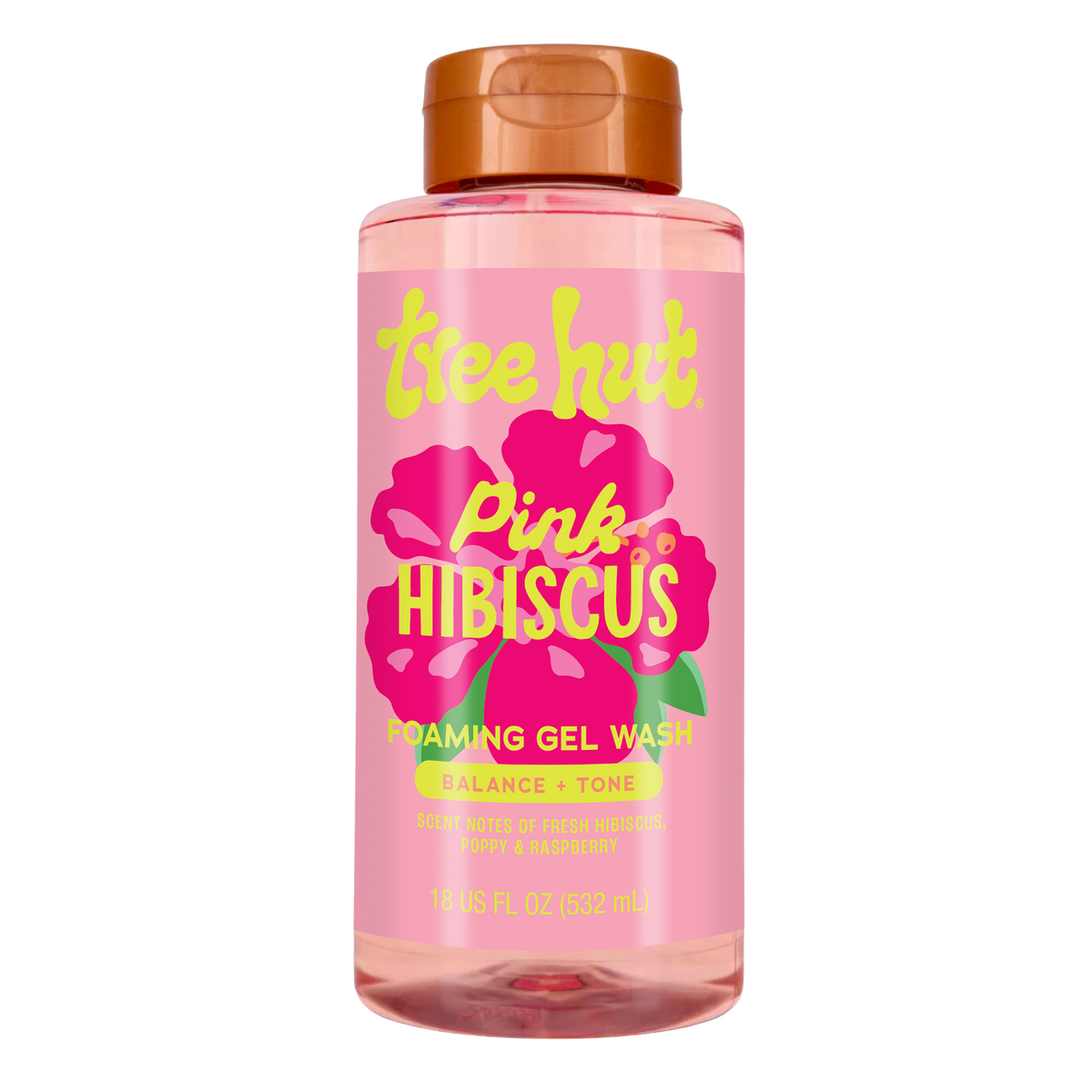 Pink Hibiscus Foaming Shower Gel Wash