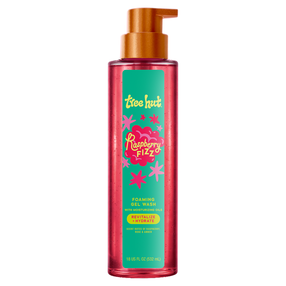 Raspberry Fizz Foaming Gel Body Wash