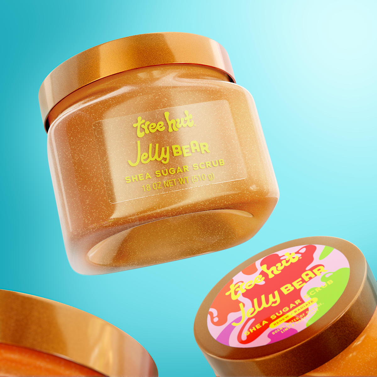 Jelly Bear Gummy Scented Shea Sugar Scrub