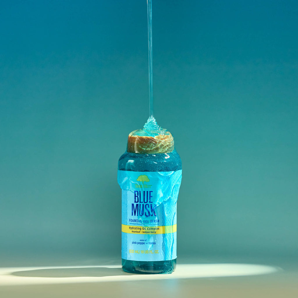 Blue Musk Scented Foaming Gel Wash