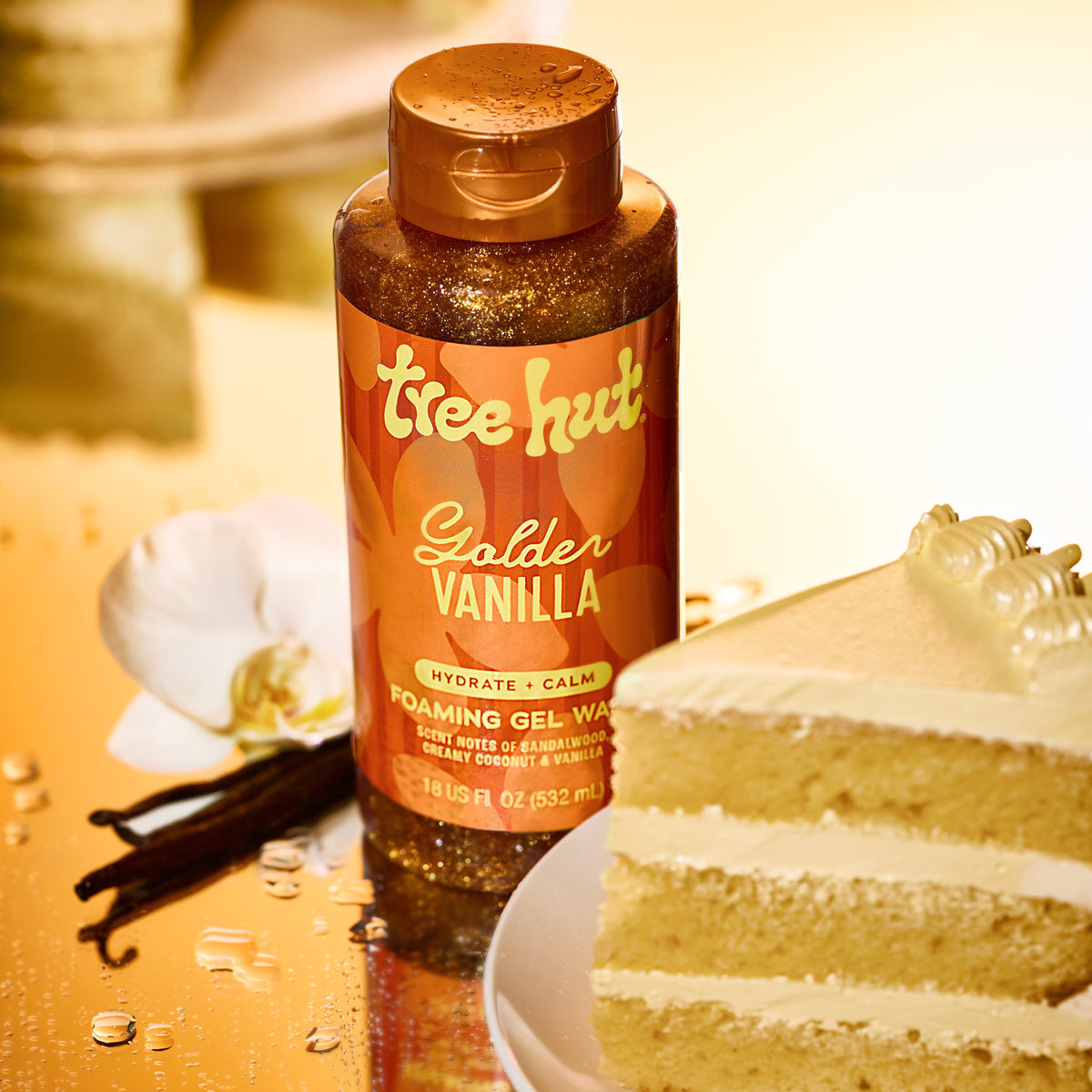 Golden Vanilla Foaming Body Gel