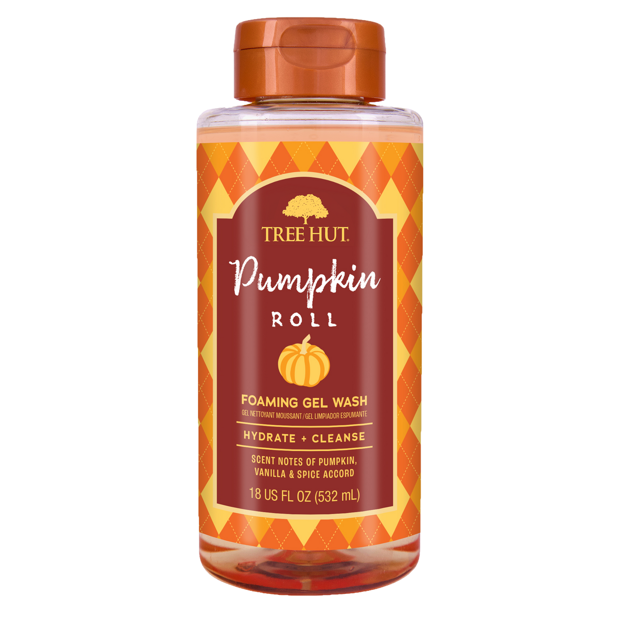 Pumpkin Roll Scented Foaming Gel Body Wash